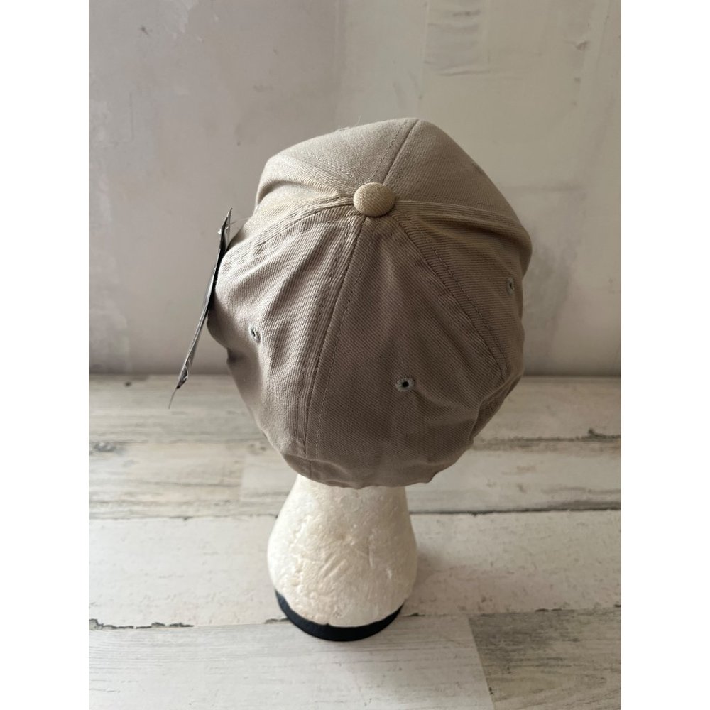 FlexFit Nat Sherman tan and brown embroidered SnapBack ball cap NWT - Picture 2 of 6
